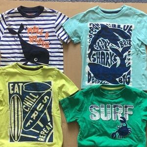Beach, Summer Themed Gymboree Kids Short Sleeve Tees 3T